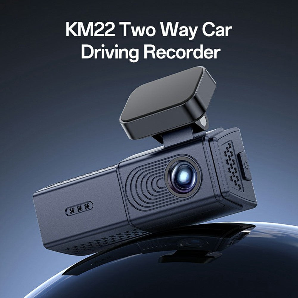 YESIDO KM22  Dual Channel Car Dash Cam Wide Angle 24 / 7 Monitoring 1080P Driving Recorder