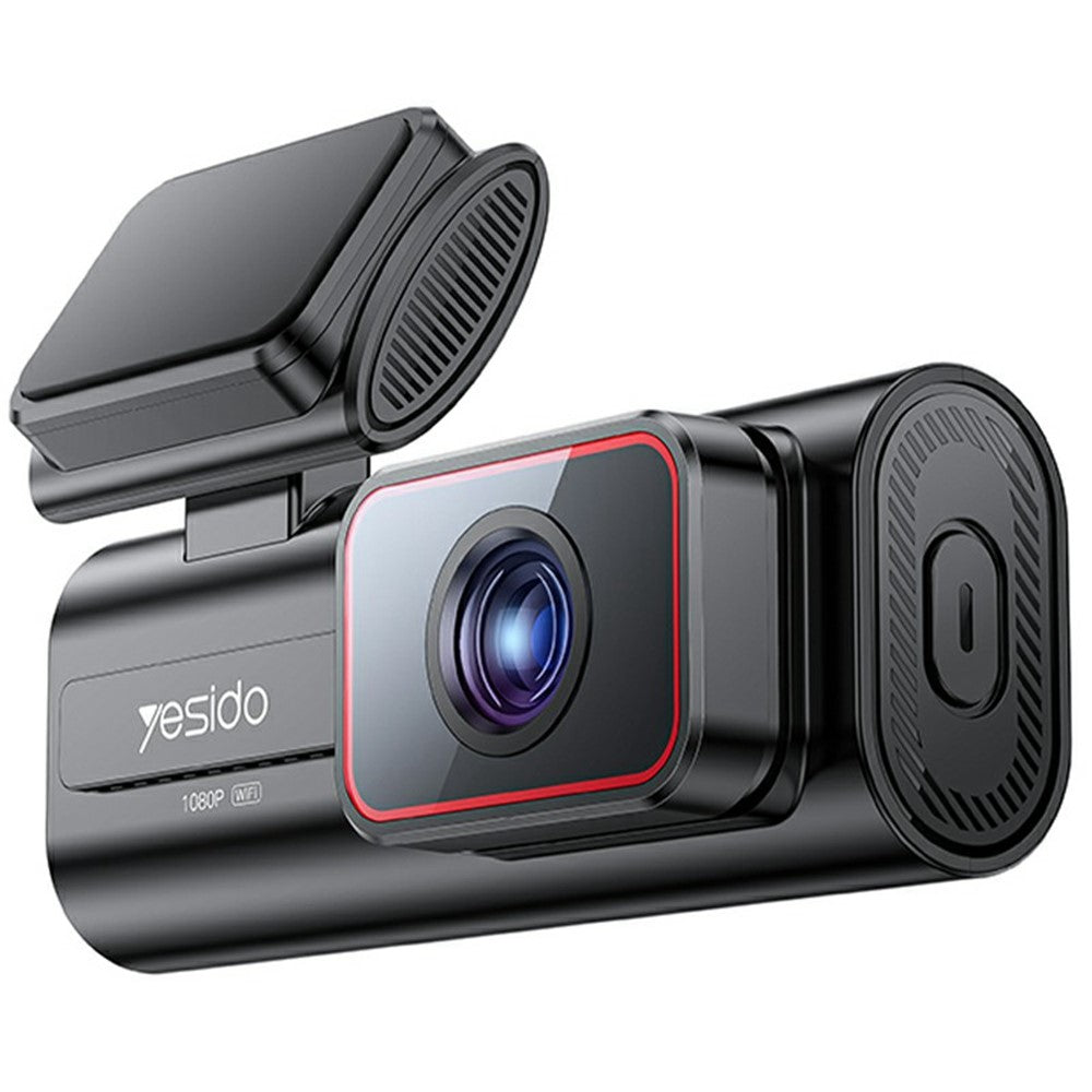 YESIDO KM21 bilkamera, 1080P HD, 145 graders vidvinkel, dygnet runt-övervakning, nöd- och färdinspelare