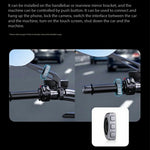 SJCAM RD10 6.25 Inch CarPlay  /  Android Auto Wireless Screen Mirroring Dual Camera Waterproof Motorcycle Dash Cam
