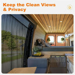 125cm Magnetic Fly Screen RV Sliding Door Mosquito Net for Campervans Insect Proof Curtain
