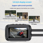 V9 Motorcycle Dash Cam Front and Rear Camera 1080P HD WiFi Night Vision IP65 Waterproof Dual Dash Camera