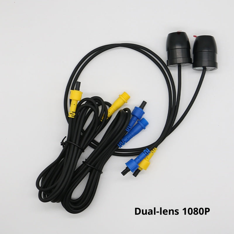 V9 Motorcycle Dash Cam Front and Rear Camera 1080P HD WiFi Night Vision IP65 Waterproof Dual Dash Camera