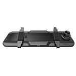 904 9.66 inch Touchscreen Dash Cam CarPlay Full-Screen Streaming Rearview Mirror 4K+1080P Dual Lens Car DVR with Night Vision  /  Emergency Recording