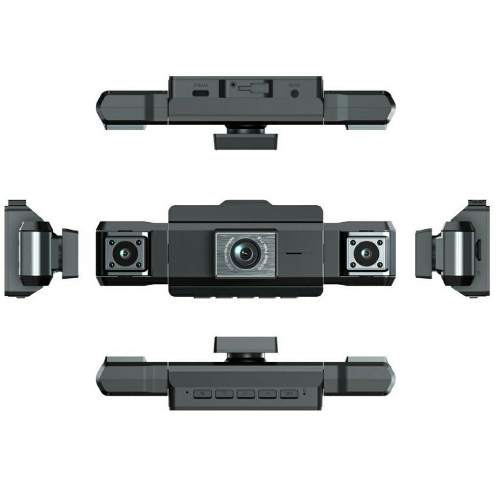 9728D 1080P WiFi Dash Cam HD 4 Channel Cameras with Night Vision Loop Recording
