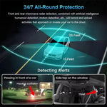 VM01-EU 1080P 4G WiFi Dual Lens Car Dash Cam with Night Vision Parking Monitor, EU Version
