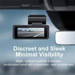 L50 4K Dash Cam Front Rear Dual Camera 160 Degree Wide Angle WiFi Parking Monitor Driving Recorder