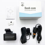 Y06 4K front + 2K rear dashcam, 3,0" IPS-skærm, loop-optagelse, nattesyn, kamera til optagelse af kørsel