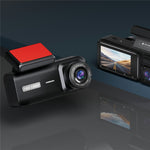 9716 3 Channel Car Dash Cam WiFi 1080P FHD Wide Angle Night Vision Front Rear Interior Camera for Car Recording
