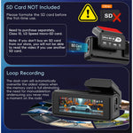K17 Dual 4K Dash Cam Front and Rear Camera HDR Night Vision ADAS GPS Tracking 24H Parking Monitor Car DVR