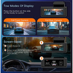 K17 Dual 4K Dash Cam Front and Rear Camera HDR Night Vision ADAS GPS Tracking 24H Parking Monitor Car DVR