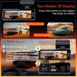 K19 4K Dash Cam ADAS Front Rear Dual Camera GPS 5G WiFi Night Vision Loop Recording Dash Camera Car DVR