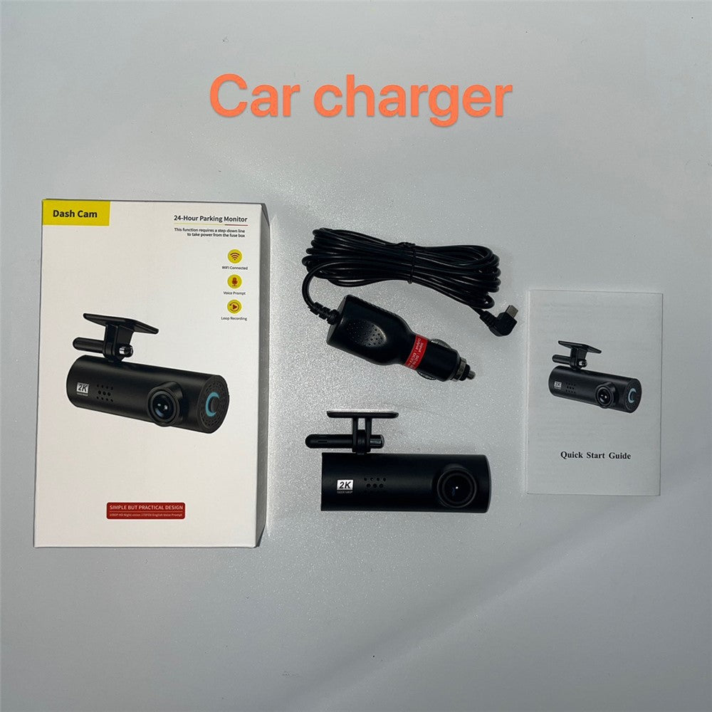 LF9 Pro 2K Dash Cam 1296P Car Camera 170 Degree Wide Angle Night Vision G-Sensor WiFi Car DVR