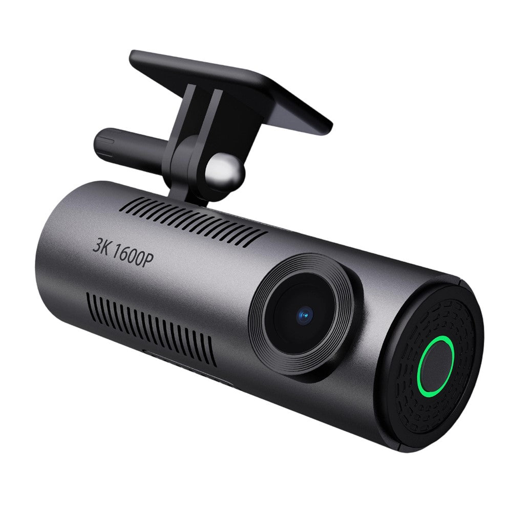 V71Pro 4K Dash Cam WiFi Loop-optagelse 1600P 170 graders vidvinkel nattesyn bil-DVR - Grå