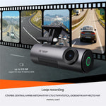 V71Pro 4K Dash Cam WiFi Loop-optagelse 1600P 170 graders vidvinkel nattesyn bil-DVR - Grå