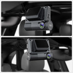 V66 Dash Cam 4K Touch Screen 3-Channel Front Cabin Rear Camera 5GHz WiFi GPS ADAS Night Vision Car DVR