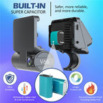 V66 Dash Cam 4K Touch Screen 3-Channel Front Cabin Rear Camera 5GHz WiFi GPS ADAS Night Vision Car DVR