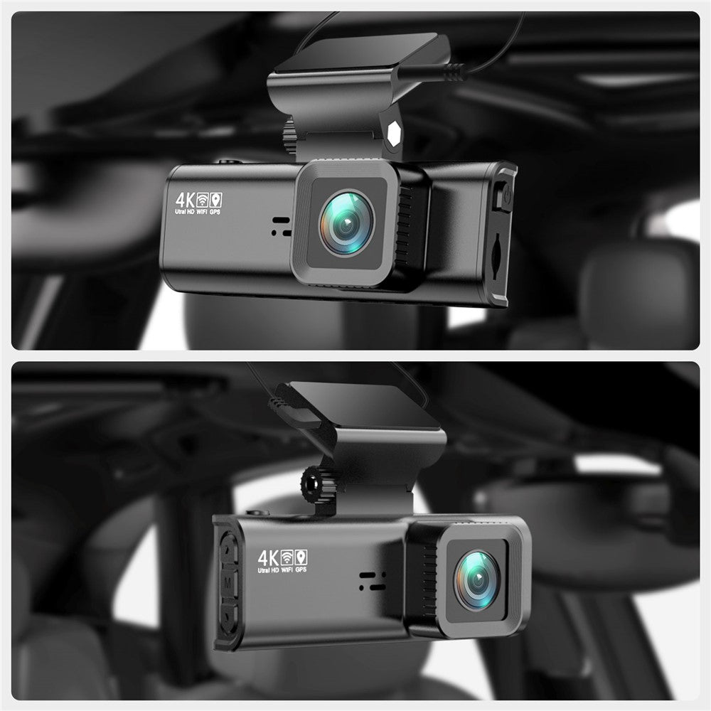 V56 4K 1080P Dash Cam Front- og Bagkamera GPS 5GHz WiFi Nattesyn Parkeringsmonitor Bil DVR