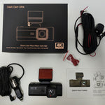V56 4K 1080P Dash Cam Front- og Bagkamera GPS 5GHz WiFi Nattesyn Parkeringsmonitor Bil DVR