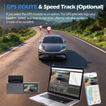 V69 4K 1080P Dash Cam Front/Bag Dobbelt Kamera Nattesyn GPS Tracking Parkeringsmonitor WiFi Bil DVR