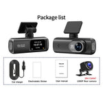 D19 MAX 4K Front + 1080P Rear Dual Lens Dash Camera Wide Angle Night Vision WiFi GPS Car Recorder
