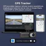 D191 MAX 4K Front + 1080P Rear Dual Lens Dash Camera Wide Angle Night Vision WiFi Car Recorder