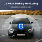 D191 MAX 4K Front + 1080P Rear Dual Lens Dash Camera Wide Angle Night Vision WiFi Car Recorder