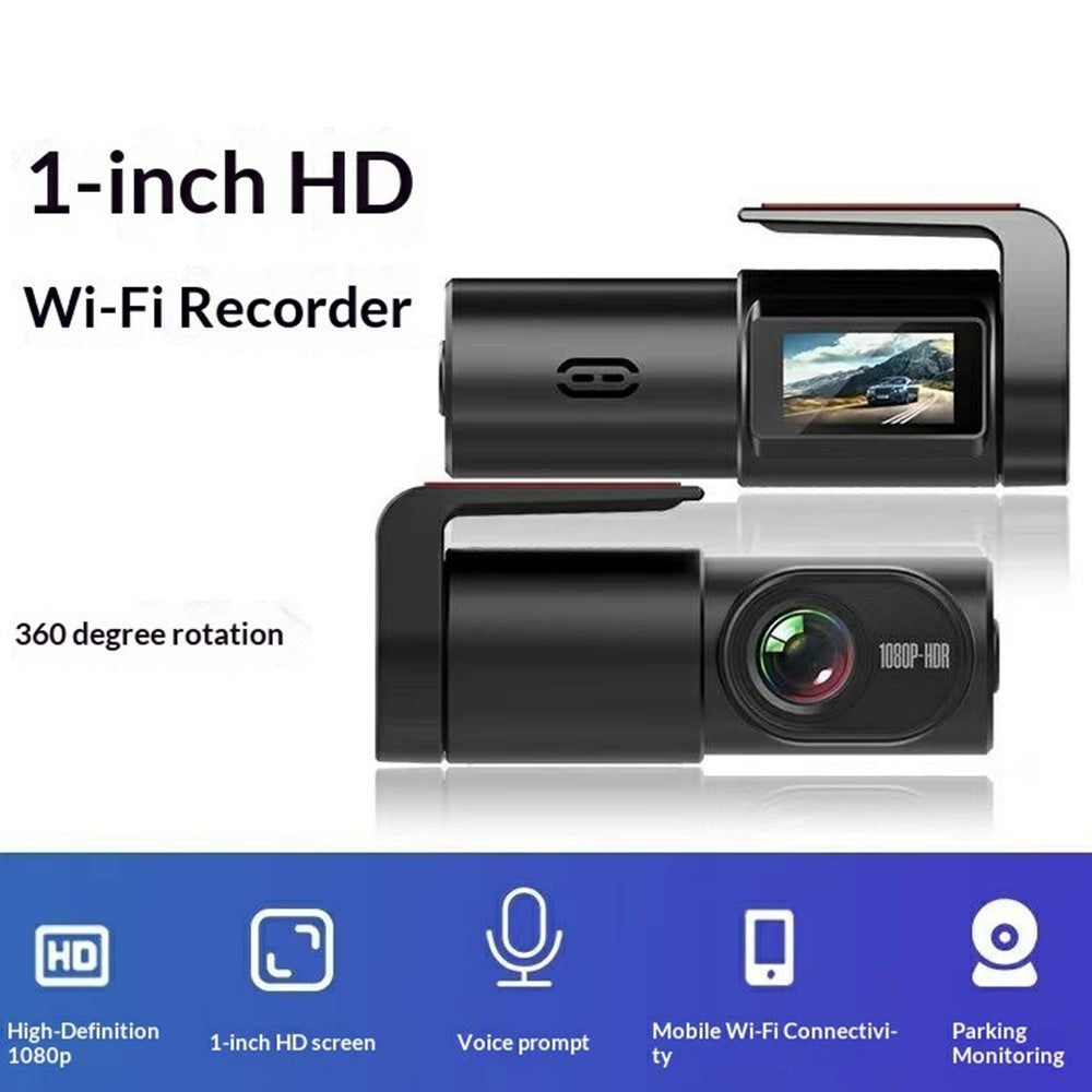 K8 ACC Powered Dash Cam 1080P HD Night Vision WiFi Car Driving Recorder