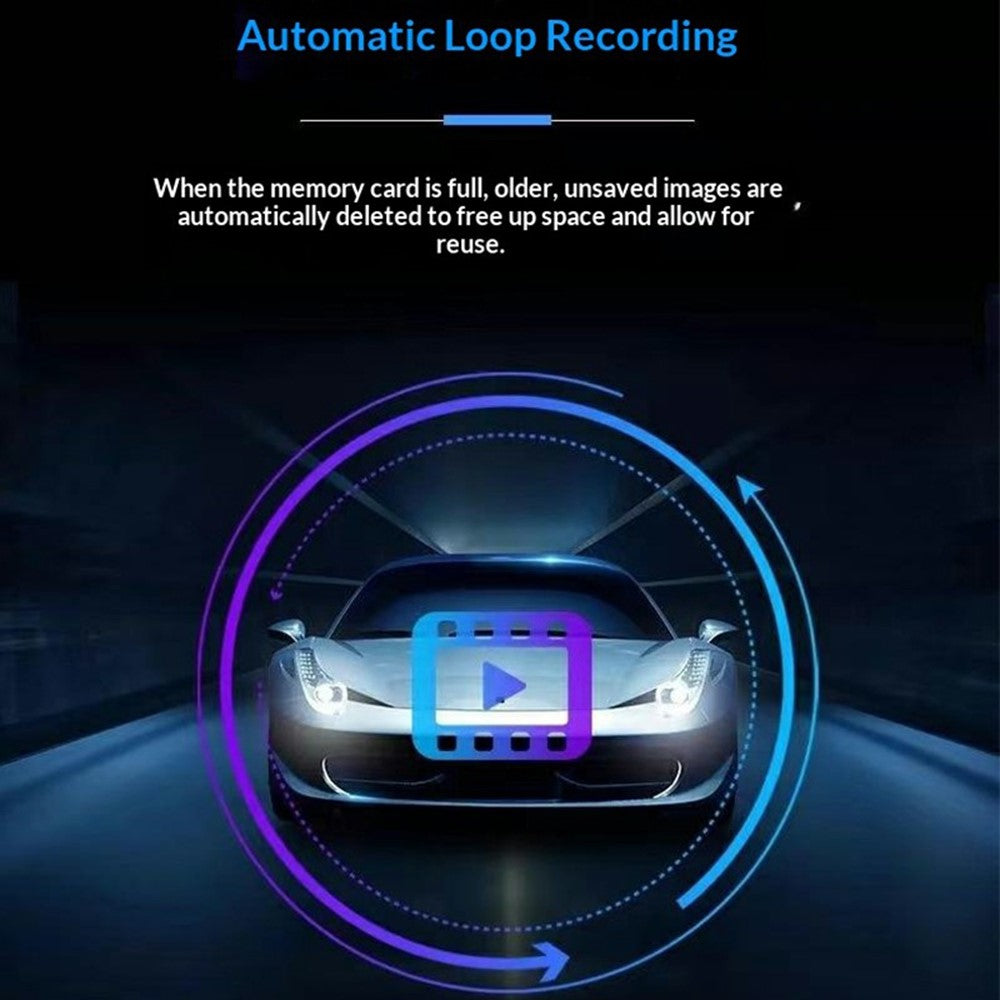 K8 ACC Powered Dash Cam 1080P HD Night Vision WiFi Car Driving Recorder