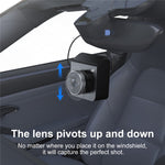 V63 4K + 1080P dobbeltoptagende dashcam, for og bag, HDR, nattesyn, indbygget 5,8 GHz WiFi, G-sensor, parkeringsmonitorering