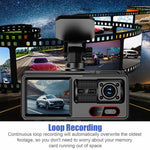 A16 2-Channel 1080P Front + 720P Cabin WiFi Car Dash Cam Loop Recording G-Sensor Parking Monitor Night Vision