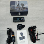 A16 3-Channel 1080P Front + 720P Cabin and Rear WiFi Car Dash Cam Loop Recording G-Sensor Parking Monitor Night Vision