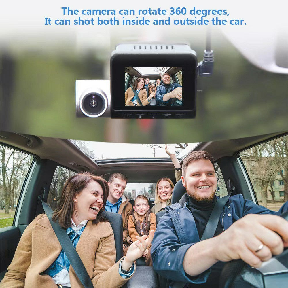 V50 4K UHD Front and Rear Dual Recording Car Dash Cam Night Vision WiFi 24H Parking Monitor G-Sensor Loop Recording