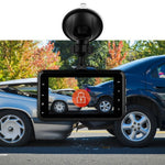 T638+ Dash Cam med dubbla objektiv, Full HD 1080P fram + 720P bak med DVR och WDR-kollisionsdetektering för inspelning av bilkörning