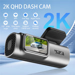 D29-1 2K 2160P Dash Cam med ett objektiv, WiFi, appstyrning, vidvinkel, nattseende, parkeringsövervakning dygnet runt, ACC-driven