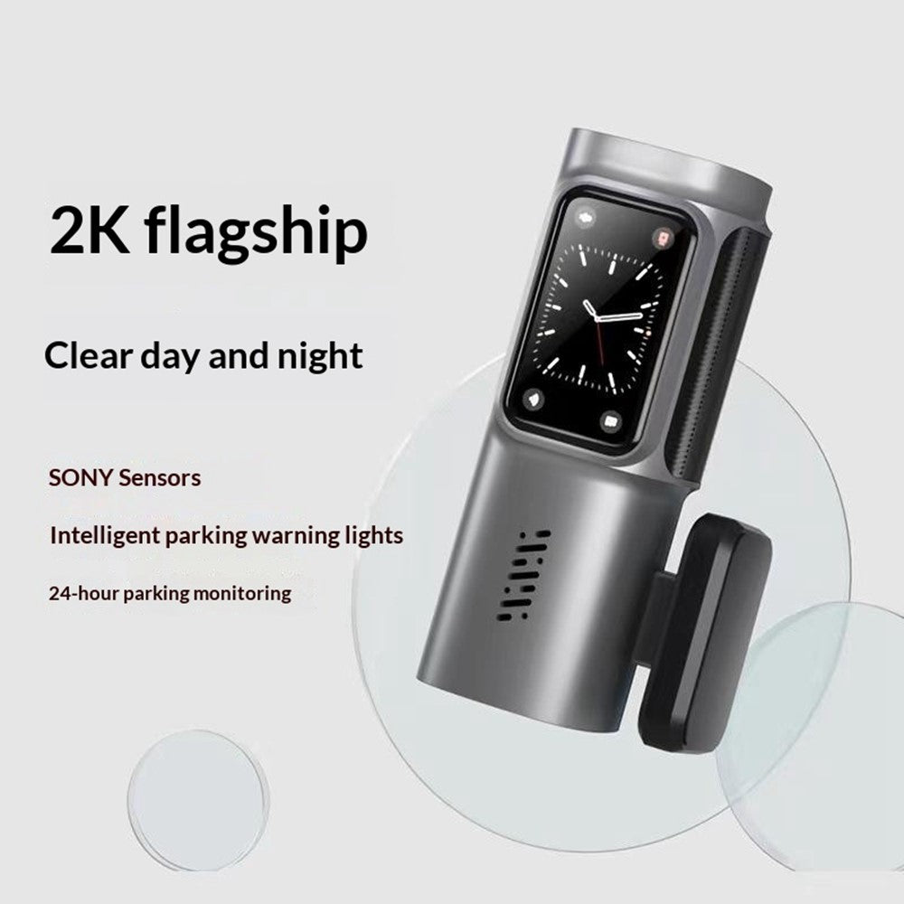 D29-1 2K 2160P Dash Cam med ett objektiv, WiFi, appstyrning, vidvinkel, nattseende, parkeringsövervakning dygnet runt, ACC-driven