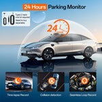K35-2 24-Hour Parking Monitor Front 4K + Rear 2K Dual Channel Dashcam with 3.59 inch IPS Display Night Vision, ACC Powered