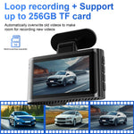 A29-4 Inbyggd GPS WiFi 4K fram + 2K bak Dubbelkanalig inspelning Dash Cam 24-timmars parkeringsövervakning, ACC-driven