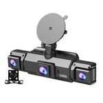 W5N-1 4-Channel 1080P Full HD Dash Camera with 360 Degree Panoramic View Infrared Night Vision WiFi Connected Car DVR