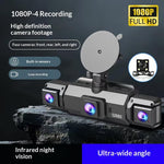 W5N-1 4-Channel 1080P Full HD Dash Camera with 360 Degree Panoramic View Infrared Night Vision WiFi Connected Car DVR