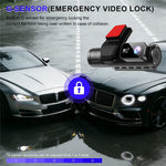 M40-1 3-kanals 4K Dash Cam med 4K fram + 1K interiör + 1K bak Tre linser Bil-DVR WiFi GPS G-sensor för inspelning av fordonskörning