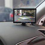 7-Inch Vehicle Backup Camera Rear-View Camera Monitor Parking and Reverse System, Dual AV Input with Trigger