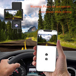 JX606 WiFi-bil-DVR-dashcam 1080P HD-parkeringsovervågning loopoptagelse 3 kameraer kørselsoptager