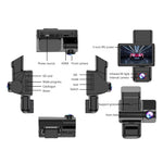 JX606 WiFi-bil-DVR-dashcam 1080P HD-parkeringsovervågning loopoptagelse 3 kameraer kørselsoptager