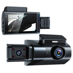 Y18 3 Channel Dash Cam 120 Degree Loop Recording Night Vision Car Driving Recorder