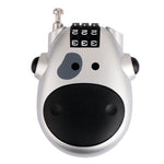 Motorcycle Helmet Code Lock Telescopic Steel Wire Luggage Suitcase Anti-theft Security Lock