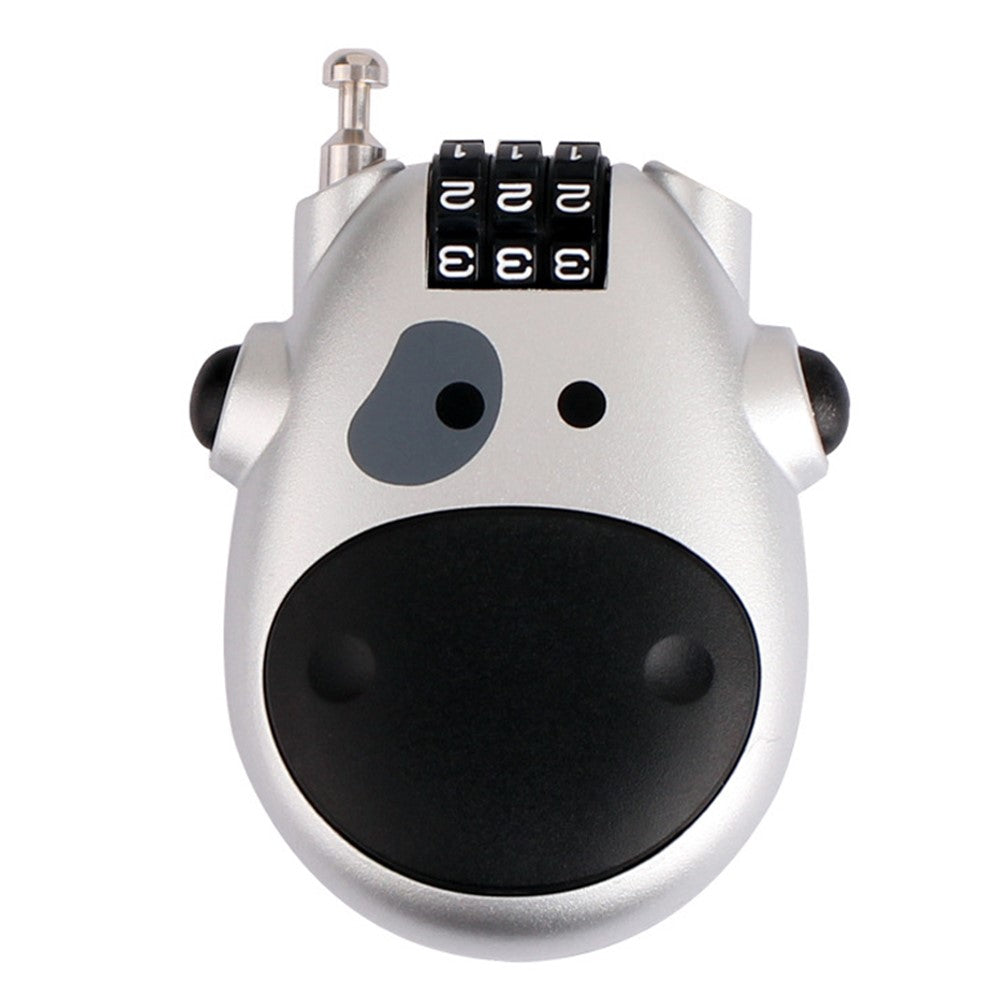 Motorcycle Helmet Code Lock Telescopic Steel Wire Luggage Suitcase Anti-theft Security Lock