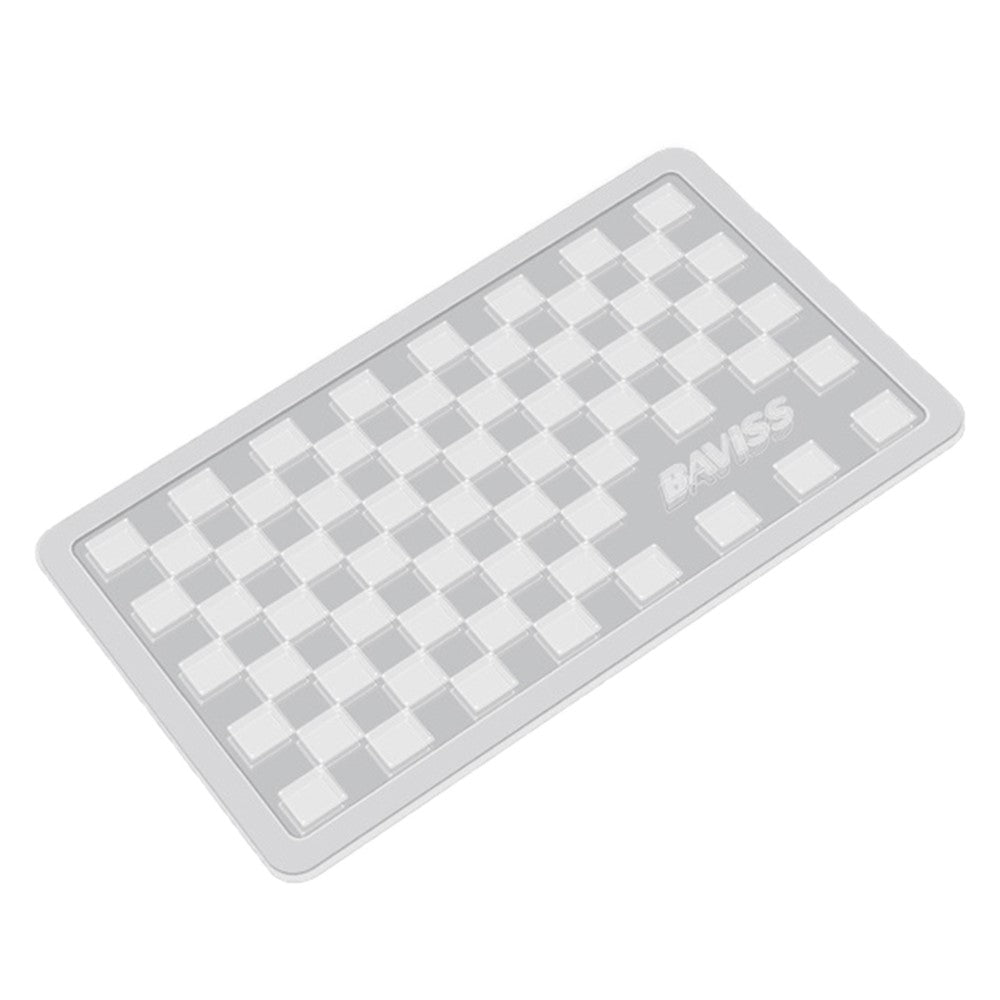 BAVISS B-006 13*8cm sporløs sticky pad skridsikker PU bilinstrumentbrætmåtte til telefon, nøglering, størrelse S