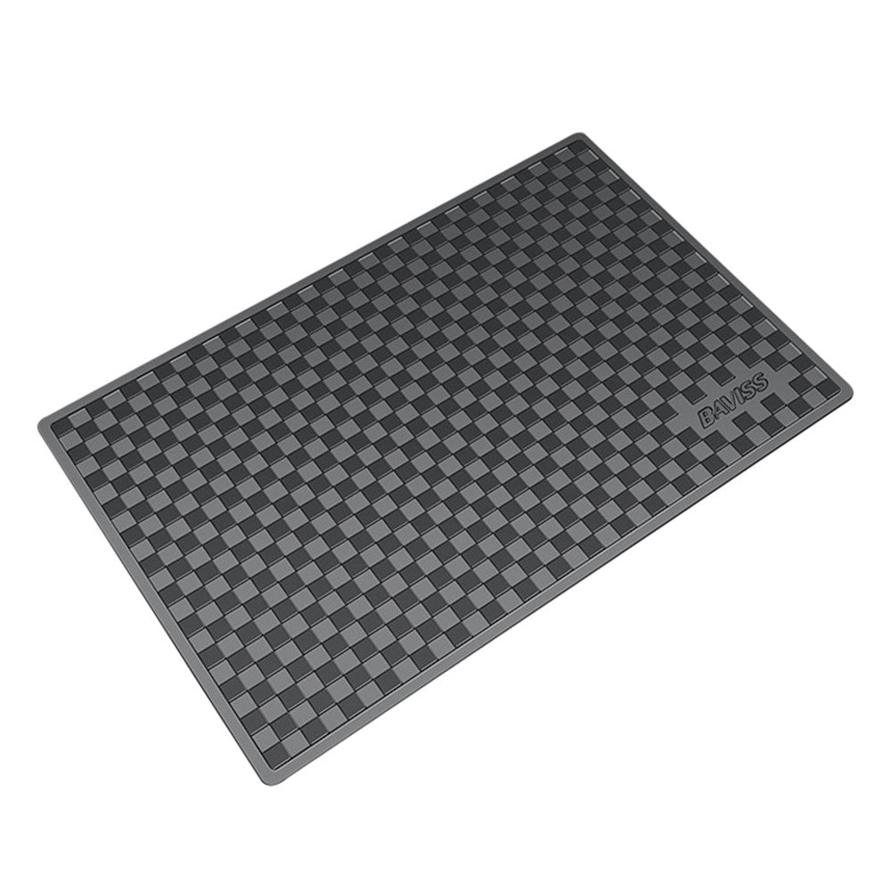 BAVISS B-006 28*18cm PU instrumentbrætmåtte skridsikker sticky pad til telefonnøglering, størrelse L