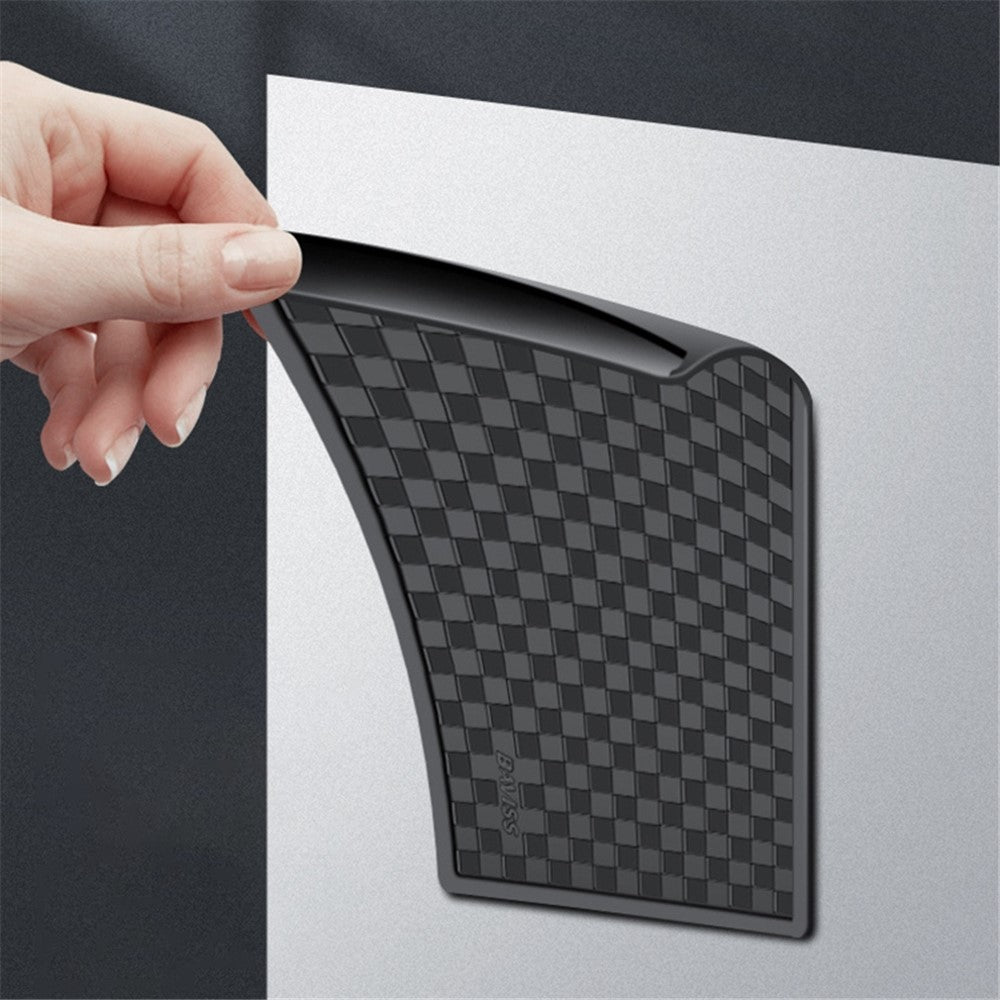 BAVISS B-006 28*18cm PU instrumentbrætmåtte skridsikker sticky pad til telefonnøglering, størrelse L