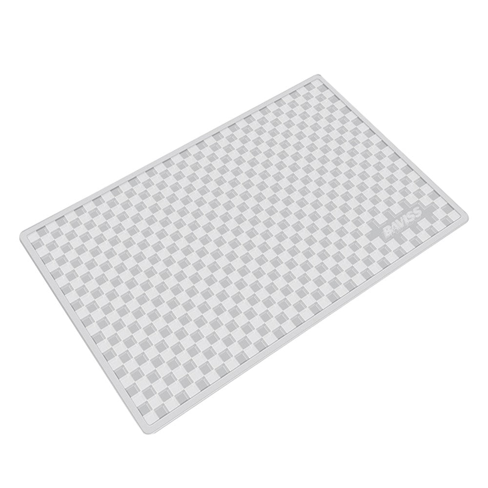 BAVISS B-006 28*18cm PU instrumentbrætmåtte skridsikker sticky pad til telefonnøglering, størrelse L